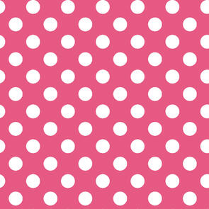 Maywood Kimberbell Basics White Dots Pink