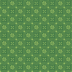 Maywood Kimberbell Basics Green Tonal Dotted Circles