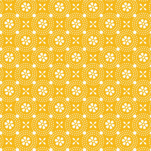 Maywood Kimberbell Basics Yellow Dotted Circles