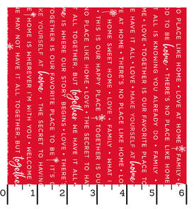 Maywood Make Yourself At Home - Home Phrases Red