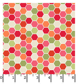 Maywood Make Yourself At Home - Mini Hexagons Taupe/Gray