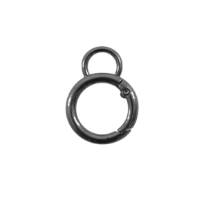 Circulo Round (fixed) Metal Clip on Bag hardware- Pack/6