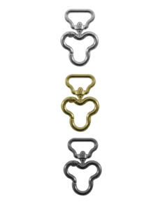 Circulo Clover Metal Clip with D link - Pack/6
