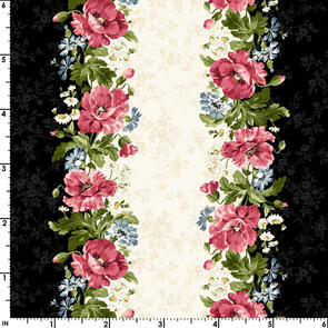 Maywood Poppies /Rachel Shelburne Poppies Poppy Stripe Multi