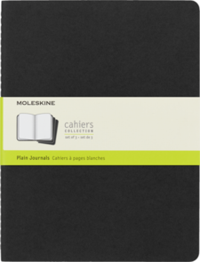 Moleskine Cahier Journal XL Plain - Pack of 3