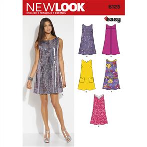 New Look Pattern 6125 Misses' Dress