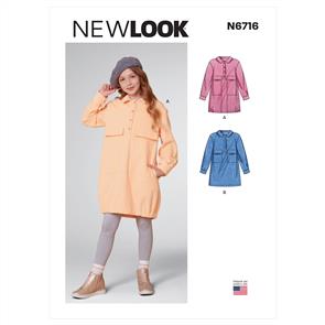 New Look Pattern 6716 Child & Girl Dresses