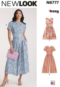New Look Sewing Pattern Misses' Dress and Jumpsuit N6777A