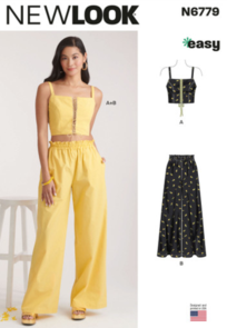 New Look Sewing Pattern Misses' Bra Top and Pants N6779
