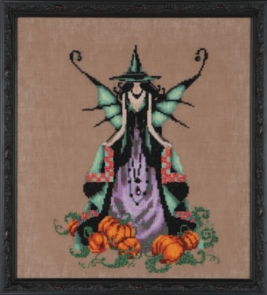 Mirabilia Cross Stitch Chart + Bead Pack - Luna by Nora Corbett