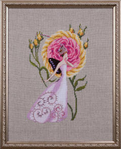 Mirabilia Cross Stitch Pattern + Bead Pack - Cumberland Rose