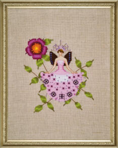 Mirabilia Cross Stitch Pattern + Bead Pack - Malmedy Rose