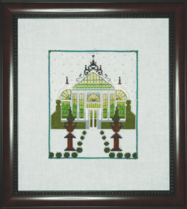 Mirabilia Cross Stitch Chart + Bead Pack - Nora Corbett's Sunrise Greenhouse