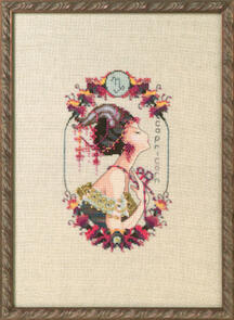 Mirabilia Cross Stitch Chart + Bead Pack - Zodiac Girls: Capricorn