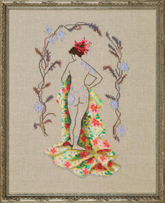 Mirabilia Cross Stitch Pattern + Bead Pack - Floral Dream