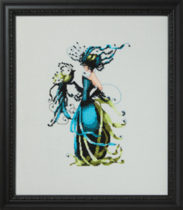 Mirabilia Cross Stitch Pattern & Bead Kit - Nora Corbett's Miss Starling