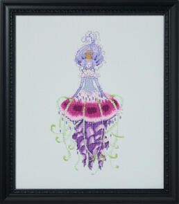 Mirabilia Cross Stitch Chart & Bead Kit - Nora Corbett's Miss Jellyfish