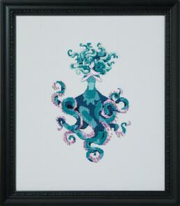 Mirabilia Cross Stitch Chart& Bead Pack - Nora Corbett's Miss Octopus