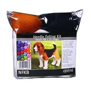 Ashford Needle Felting Kit - Beagle (3D)
