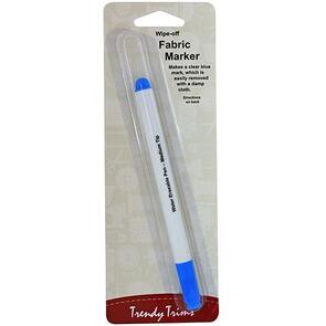 Trendy Trims Fabric Pen / Water Soluble Marker (Blue)