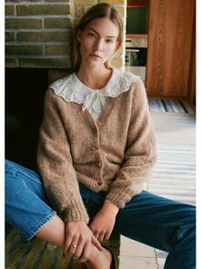 Lana Grossa Pattern / Kit - Ecopuno & Satasuri - Womens Cardigan (0186)