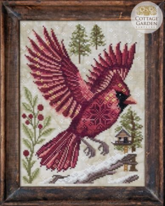 Cottage Garden Samplings Year in the Woods 2 - Part 7, The Northern Cardinal