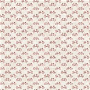 Northcott Studio Fabric - Paris... Always a Good Idea! Bicycles Red