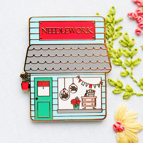 Flamingo Toes Needle Minder - Needlework Shop Main Street