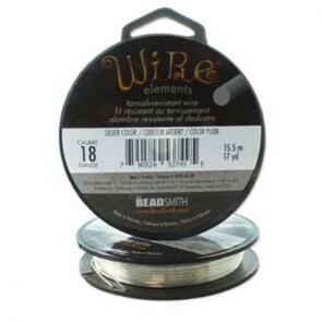 The Beadsmith Silver Colour Wire (Large)