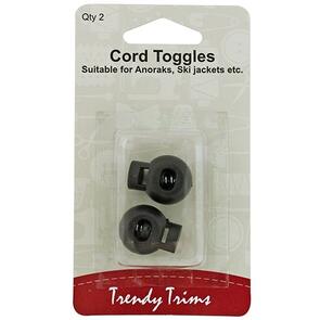 Trendy Trims Cord Toggles 2/Pkg
