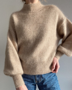 Petite Knit Balloon Sweater - Knitting Pattern / Kit