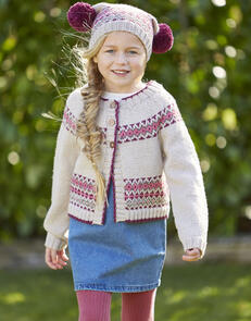 Sirdar Children's Cardigan & Hat - Knitting Kit / Pattern