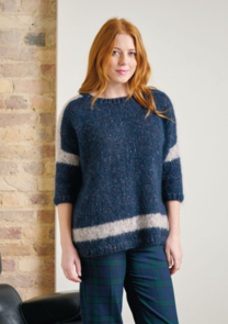 Rowan Knitting Pattern / Kit - Tweed Haze - Orchid