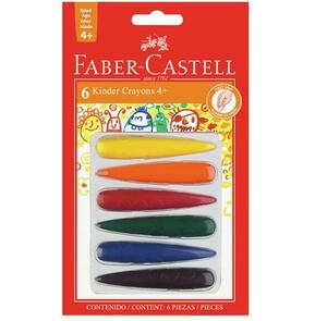Faber-Castell Grip Crayons - Pack of 6