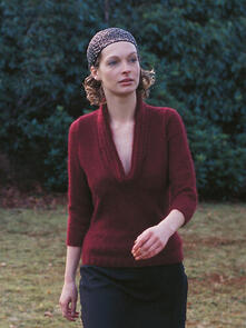 Rowan Knitting Kit / Pattern - Paisley, Scooped Neck Sweater