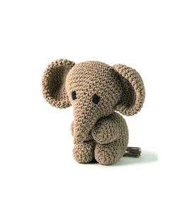 Hoooked Amigurumi Kit : Elephant Mo kit - Taupe