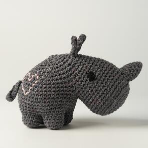 Hoooked Amigurumi Kit : Rhino Dex - Lava