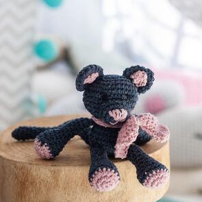 Hoooked Amigurumi Kit : Kitten Kyra - Lava