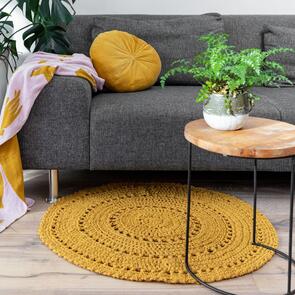 Hoooked RibbonXL Solid: Volterra Rug - Harvest Ocre