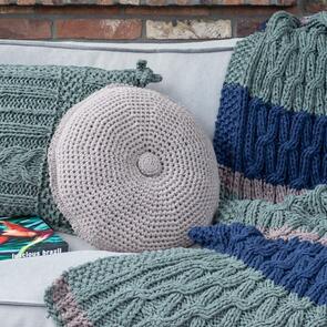 Hoooked Eco Barbante Milano: Estoril Cushion - Taupe