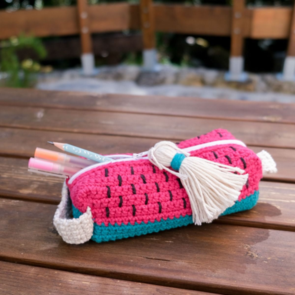 Hoooked Eco Barbante Milano : Pencil Case Watermelon