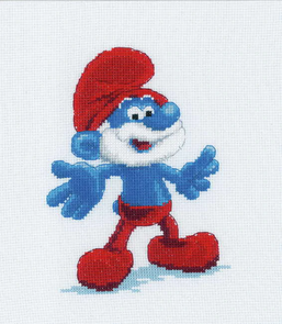 Vervaco Cross Stitch Kit - The Smurfs Papa #1