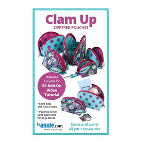ByAnnie Pattern - Clam Up - Zipper Pouches