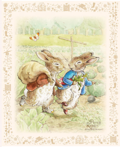 Riley Blake Peter Rabbit and Benjamin Bunny - 90 cm Panel
