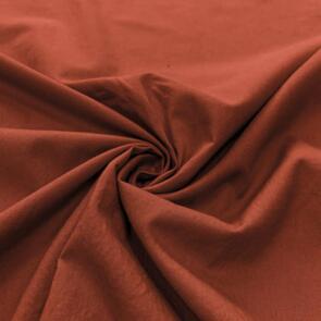 Domotex 100% Washed Cotton - 120gsm Colour Tomette