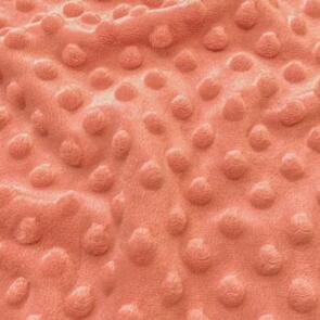 Domotex Minky, 100% Poly - 250gsm Bubble Peach