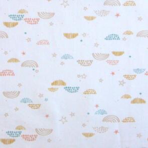 Domotex 100% Cotton - 115gsm Dot Rainbow