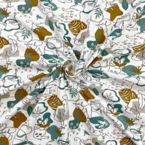 Domotex Printed Jersey - 220gsm Jungle