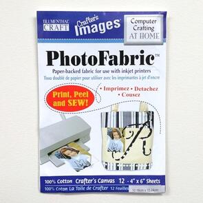 Blumenthal Crafts Photo Fabric - Sew on Printer Fabric (100% Cotton) 4" x 6"