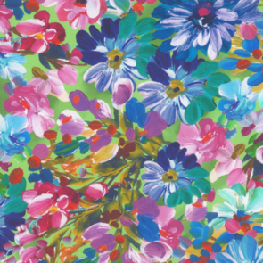 Robert Kaufman Painterly Petals - Meadow - Park SRKD-22272-269 PARK